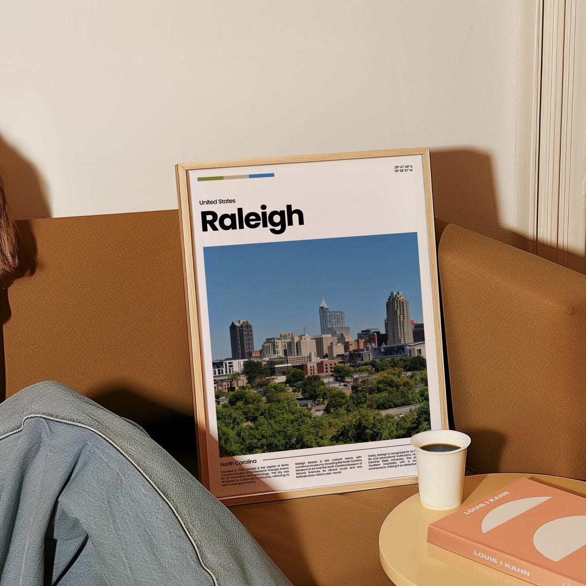 Raleigh Travel Poster Raleigh Poster Raleigh Photo Poster Raleigh Art Print Raleigh Art Usa Poster Usa Travel Poster Travel Gift - Image 4