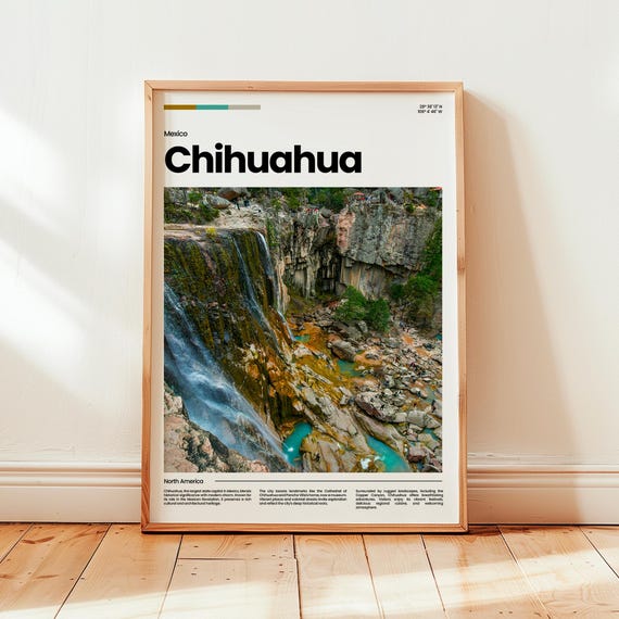 Chihuahua Poster Print Photo Travel Mexico Gift