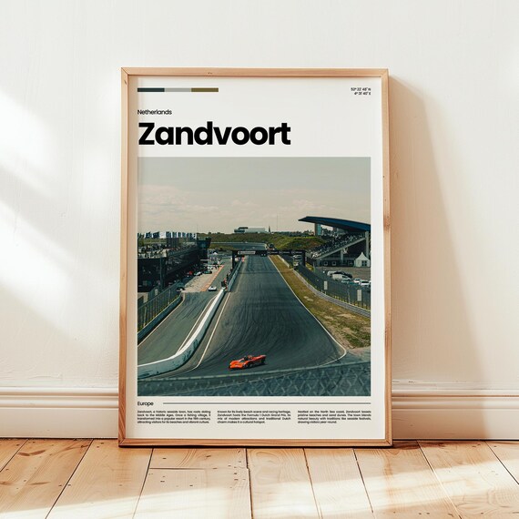 Zandvoort Poster Print Photo Wall Art Netherlands Travel Gift