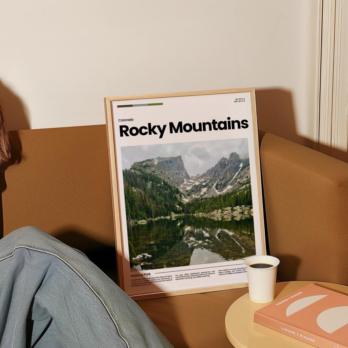 Rocky Mountains Travel Poster Rocky Mountains Poster Rocky Mountains Photo Poster Rocky Mountains Art Print Usa Poster Travel Gift - Image 4