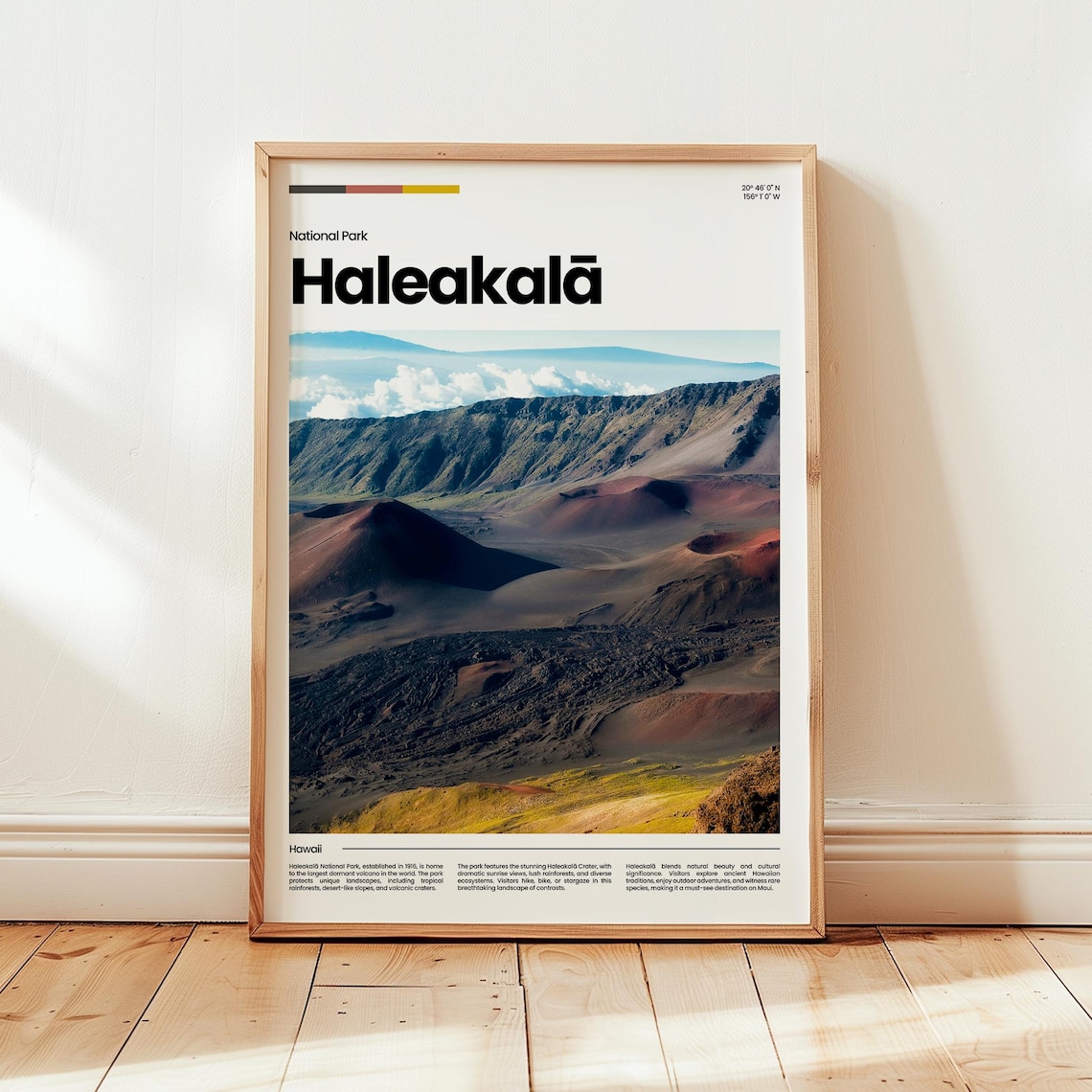 Haleakala National Park Hawaii Maui Volcano Crater View Poster