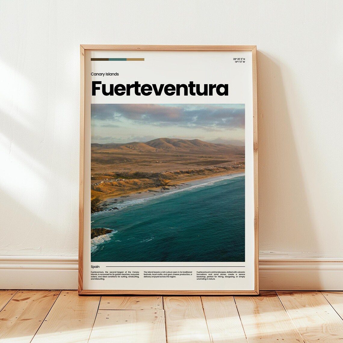 Fuerteventura Poster Print Photo Spain Travel Gift