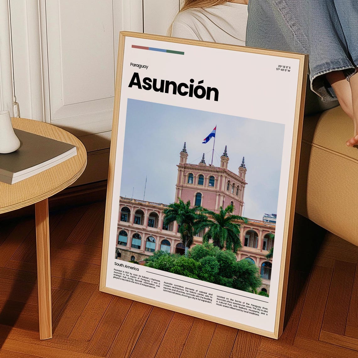 Asuncion Travel Poster Asuncion Poster Asuncion Photo Poster Asuncion Art Print South America Poster Paraguay Poster Travel Gift - Image 3