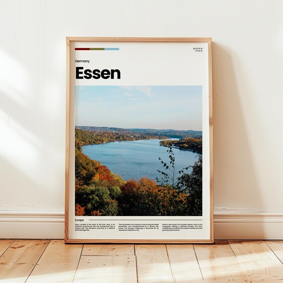 Essen Poster Print Photo Wall Art Germany Travel Gift