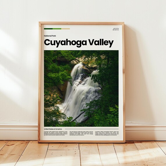 Cuyahoga Valley National Park Poster Print Photo America Travel Gift