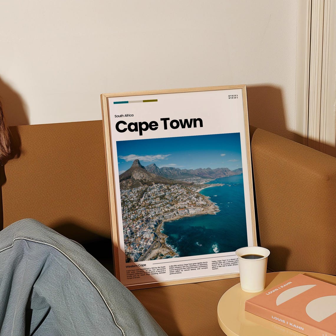 Cape Town Travel Poster Cape Town Poster Cape Town Photo Poster Cape Town Art Print South Africa Poster Travel Gift - Image 4