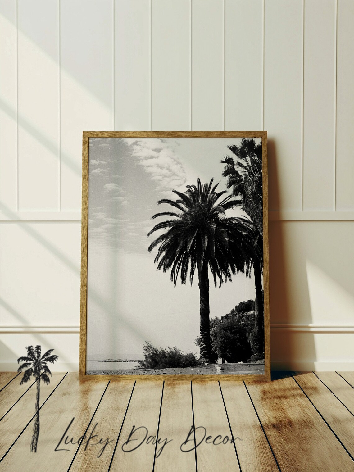 Coconut Palm Beach Photography, Coastal Art Print