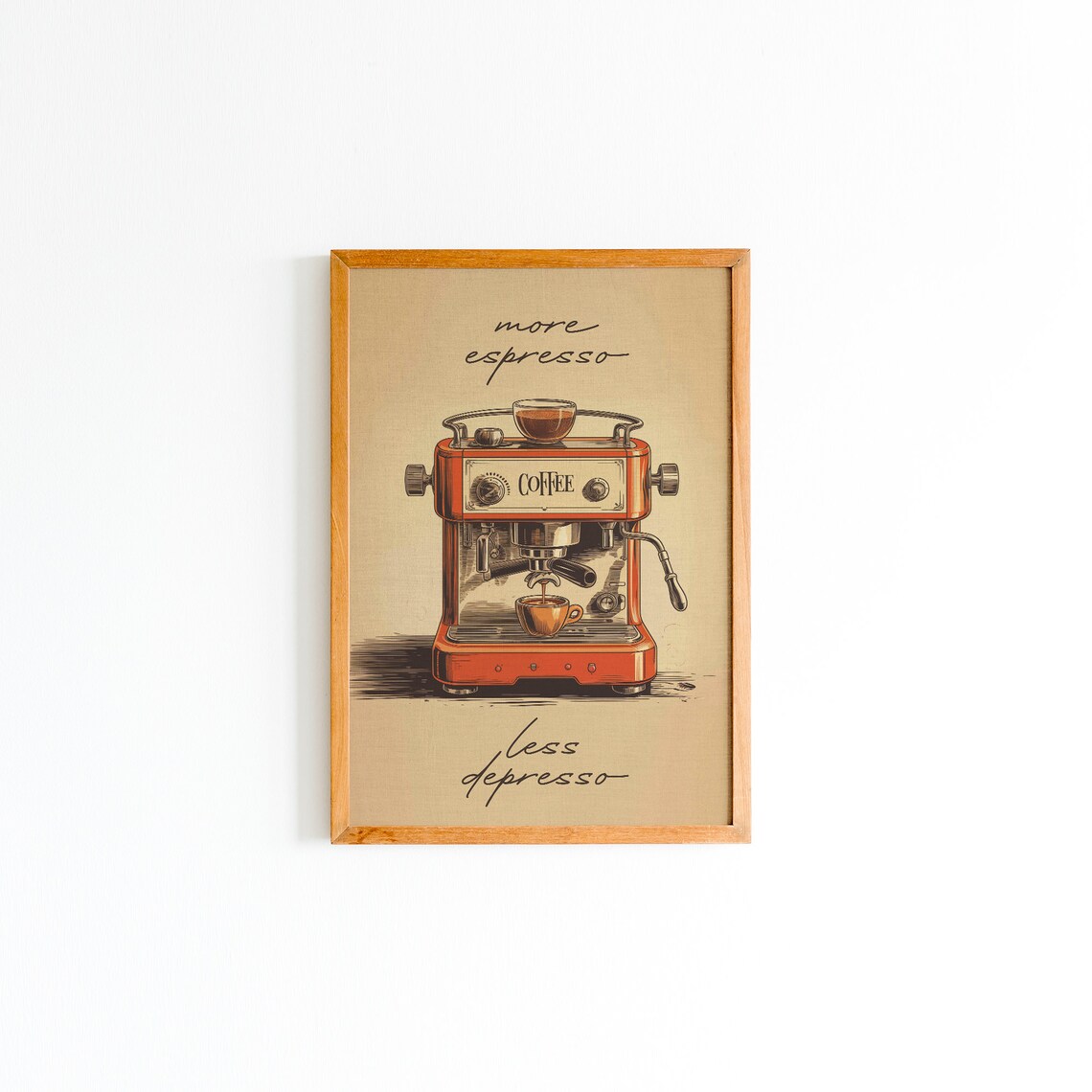 Vintage Coffee Art Print - Image 2