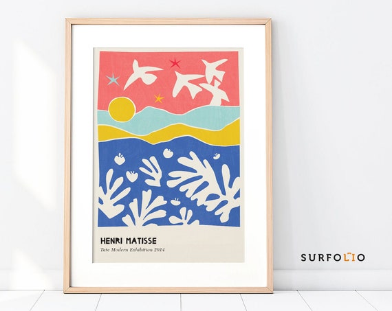 Matisse Cutout, Henri Exhibition Poster