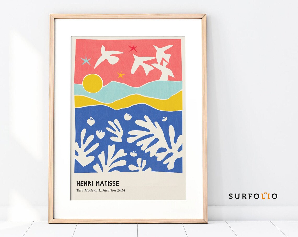 Matisse Cutout, Henri Exhibition Poster