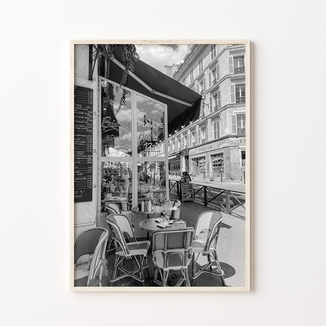 Paris Cafe France Parisian Life Travel Poster - Image 4