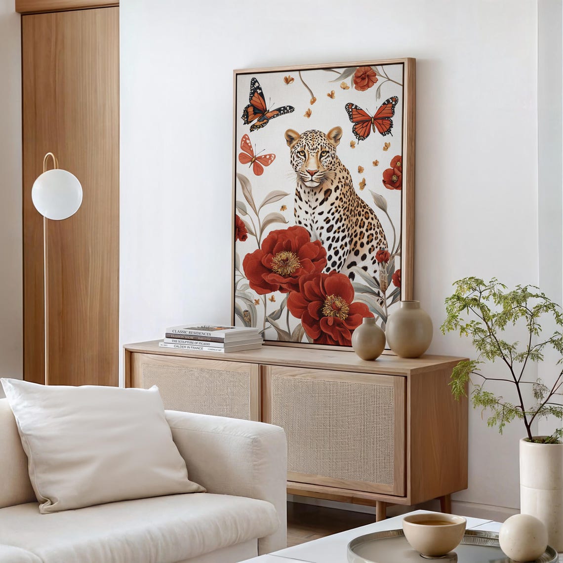 Majestic Leopard Art Print, Elegant Wildlife Decor - Image 4