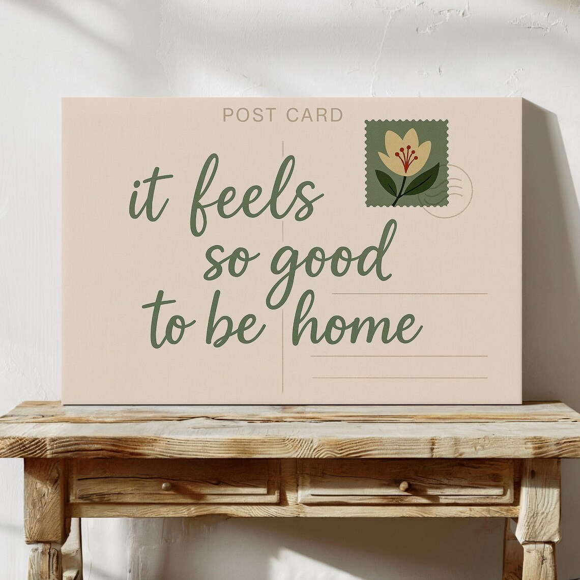 It Feels So Good To Be Home Quote Art Print - Image 5