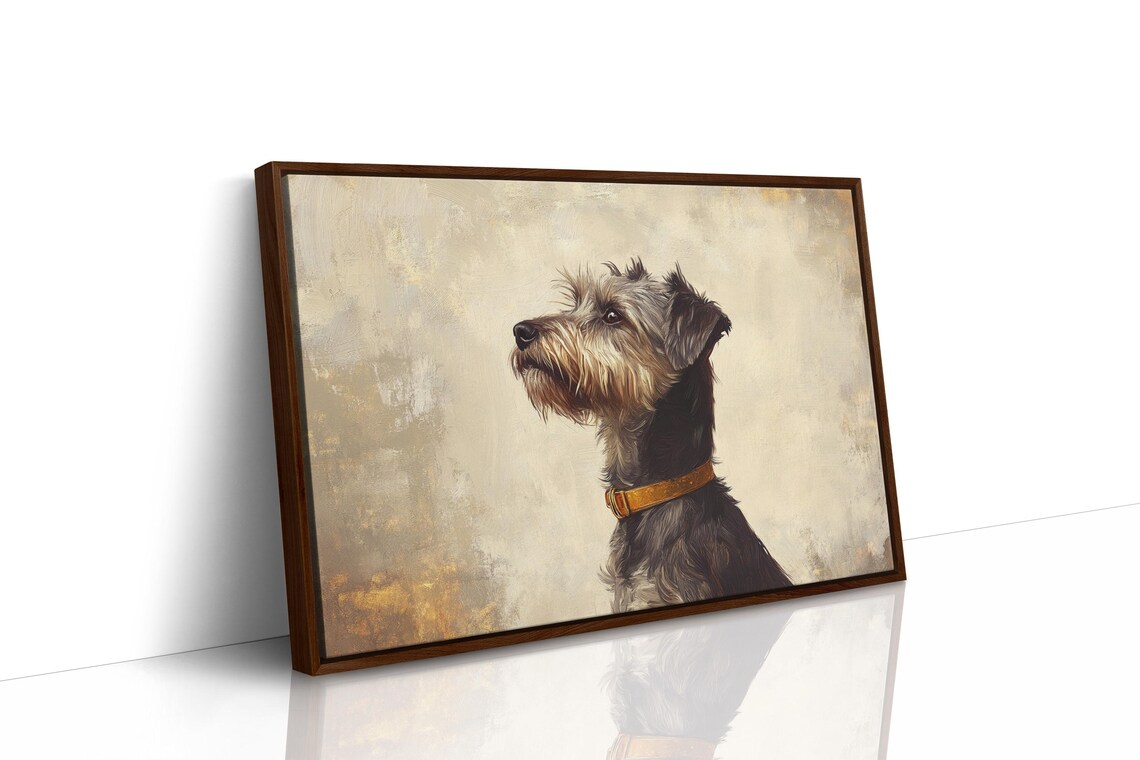 Schnauzer Dog Portrait, Realistic Terrier Art Print - Image 2
