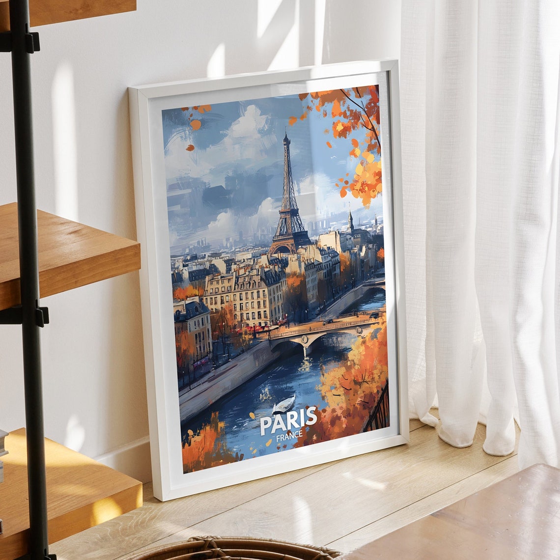Paris Travel Print France Paris Travel Poster France Travel Poster France Cityscape Wall Art Unique City Art Decor