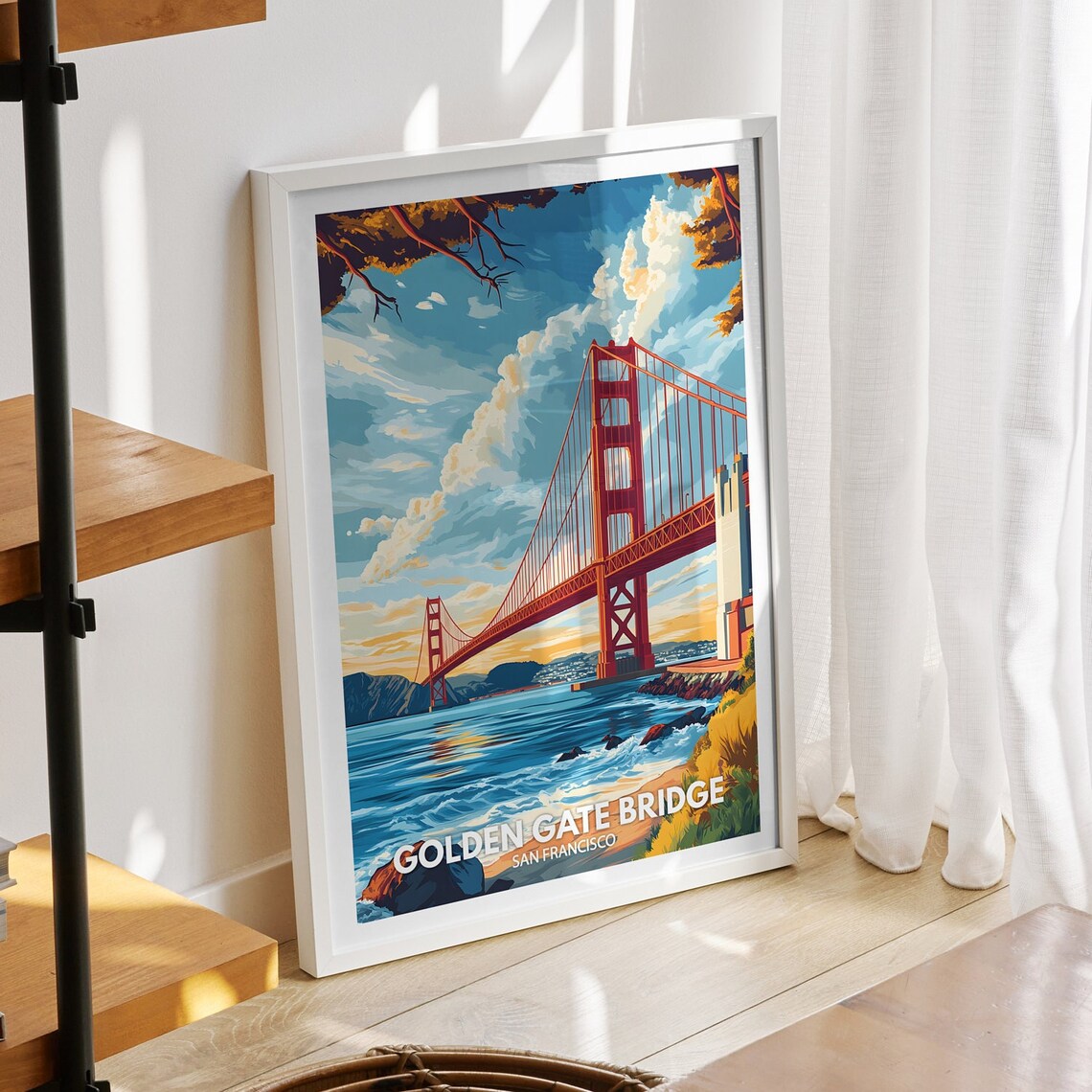 Golden Gate Bridge, San Francisco Travel Poster