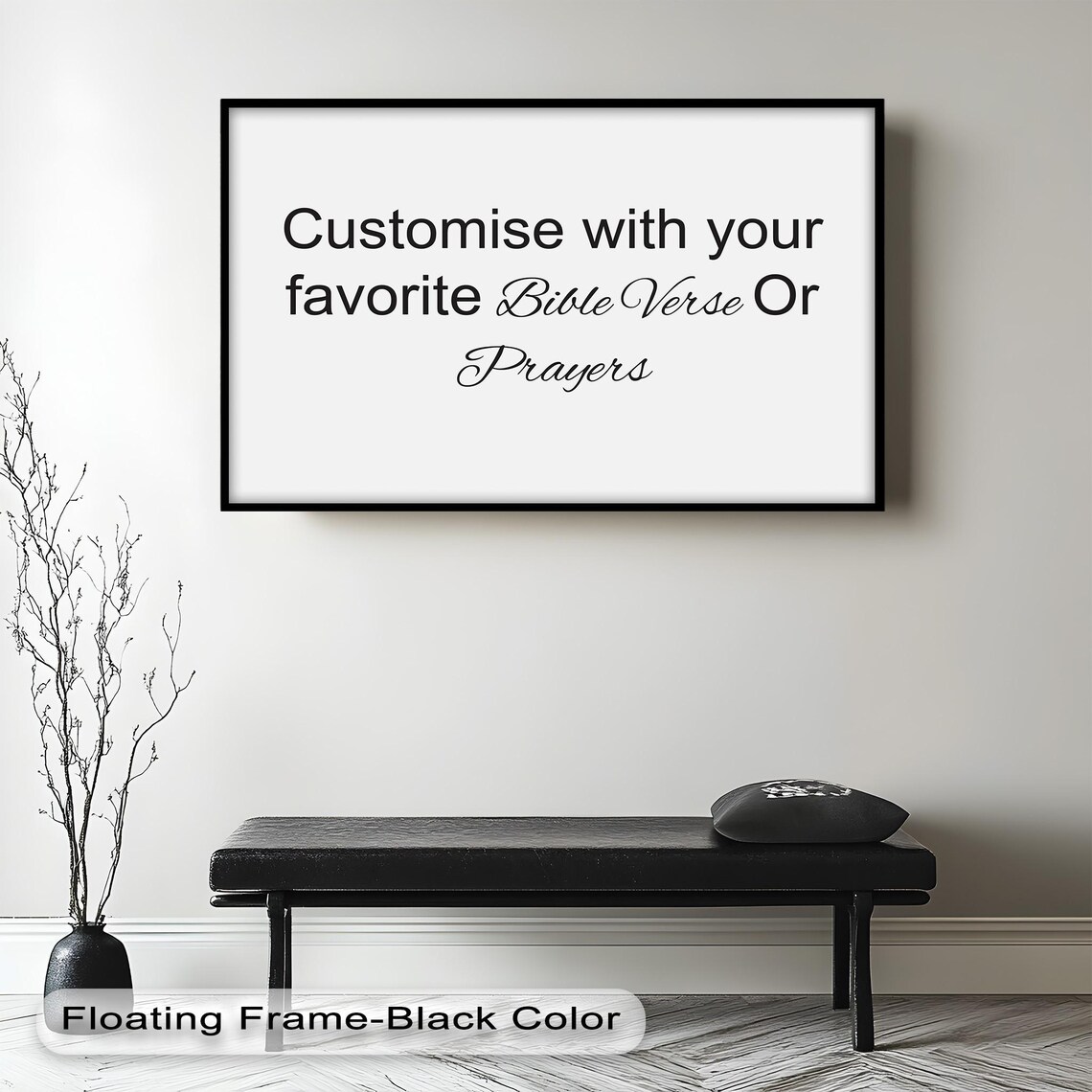 Custom Bible Verse Wooden Wall Art, Christian Gift