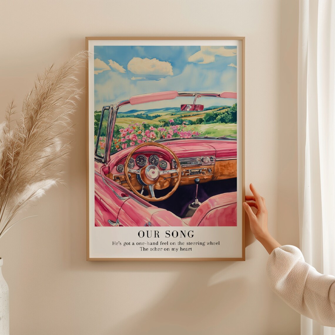 Our Song Debut Album Watercolor Poster Print - Image 3