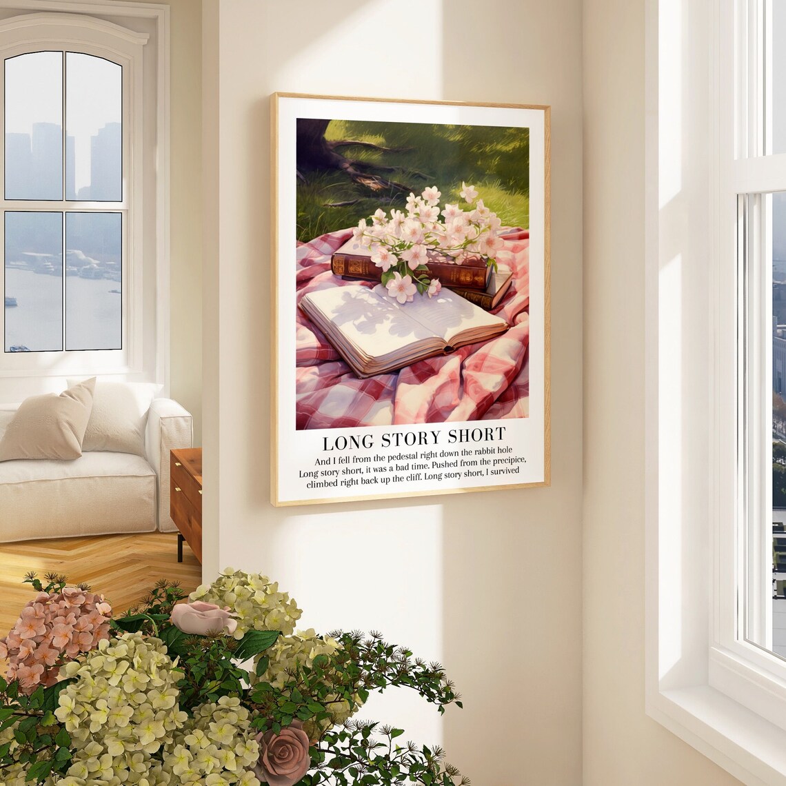 Long Story Short Evermore Watercolor Album Poster - Image 2