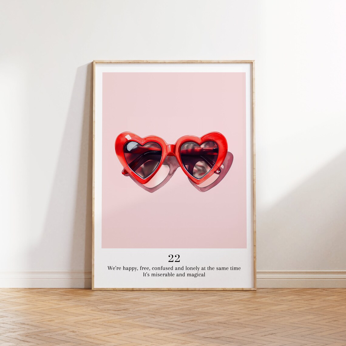 Red Album Watercolor Illustration Art Print - Image 3
