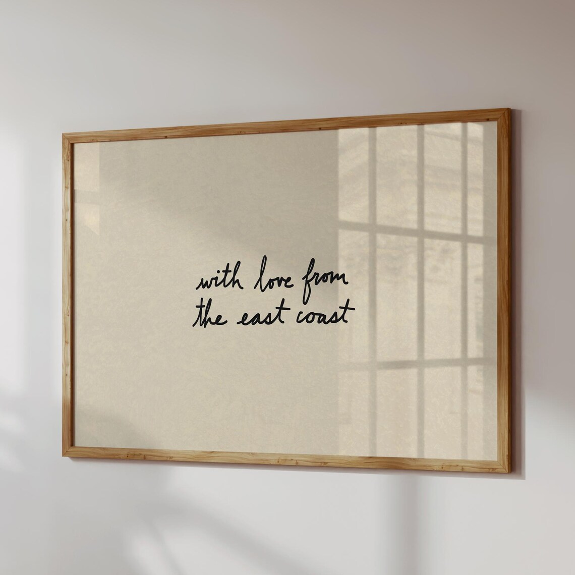 East Coast Neutral Beach House Decor Art Print