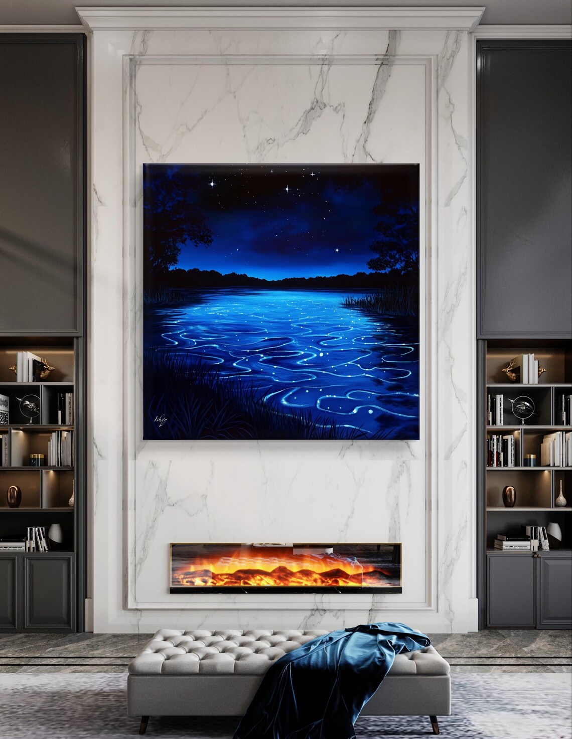 Vieques Bay Bioluminescent Puerto Rico Art Print - Image 6
