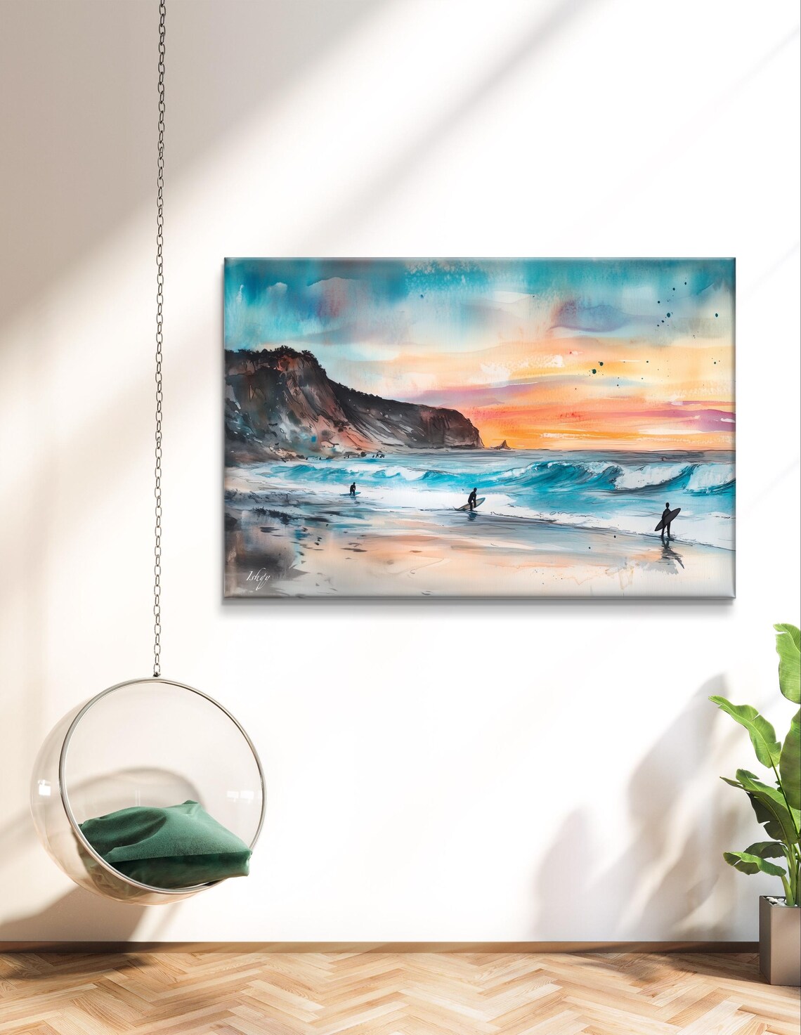 Todos Santos Watercolor Art Print, Baja California - Image 7