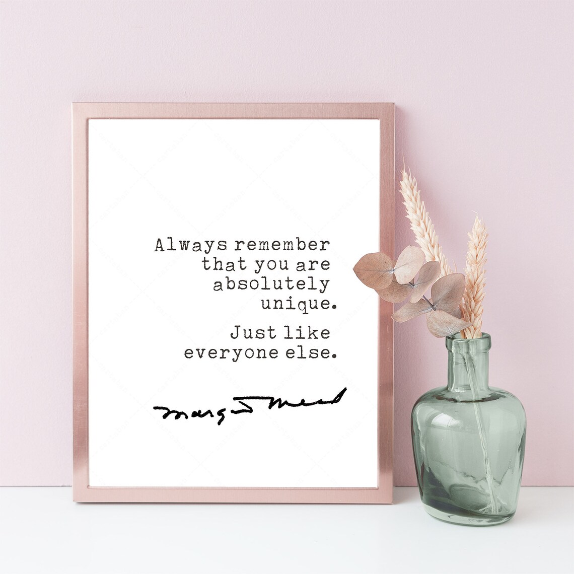 Margaret Mead Quote, Absolutely Unique Art Print - Image 4
