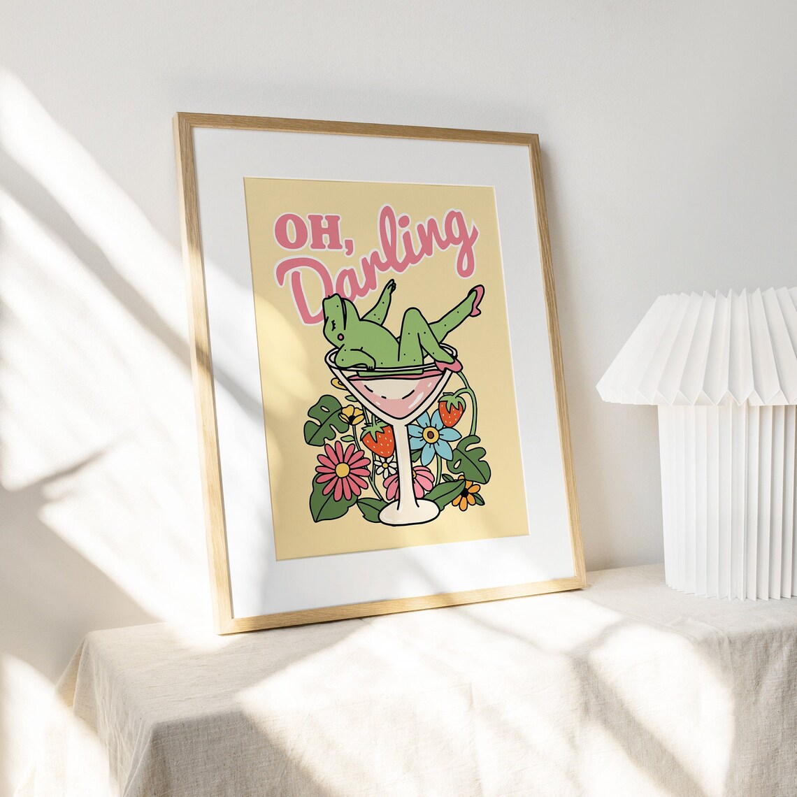 Retro Pinup Frog Quote, Vintage-Style Poster - Image 2