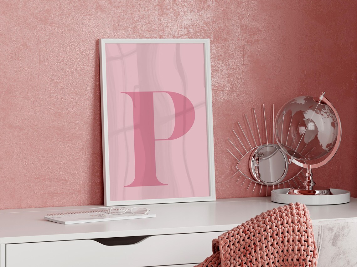 Letter P Poster, Alphabet Nursery Wall Art - Image 3