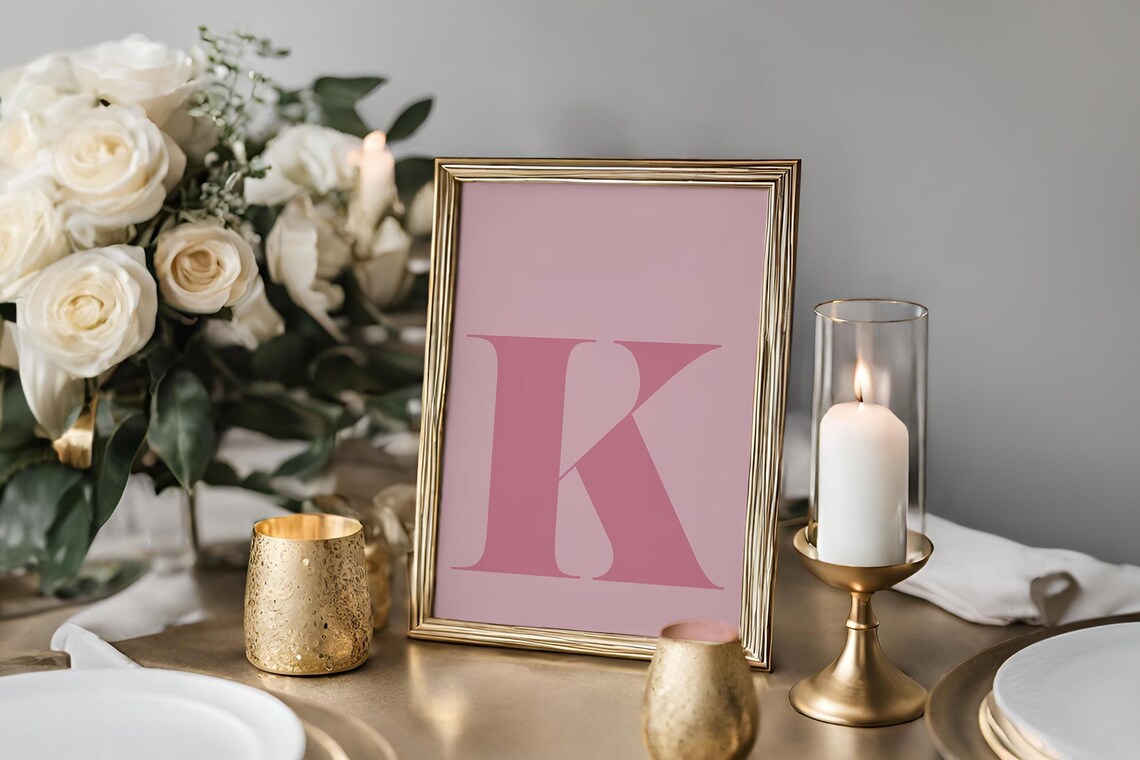 Letter K Poster, Alphabet Art For Nursery - Image 3
