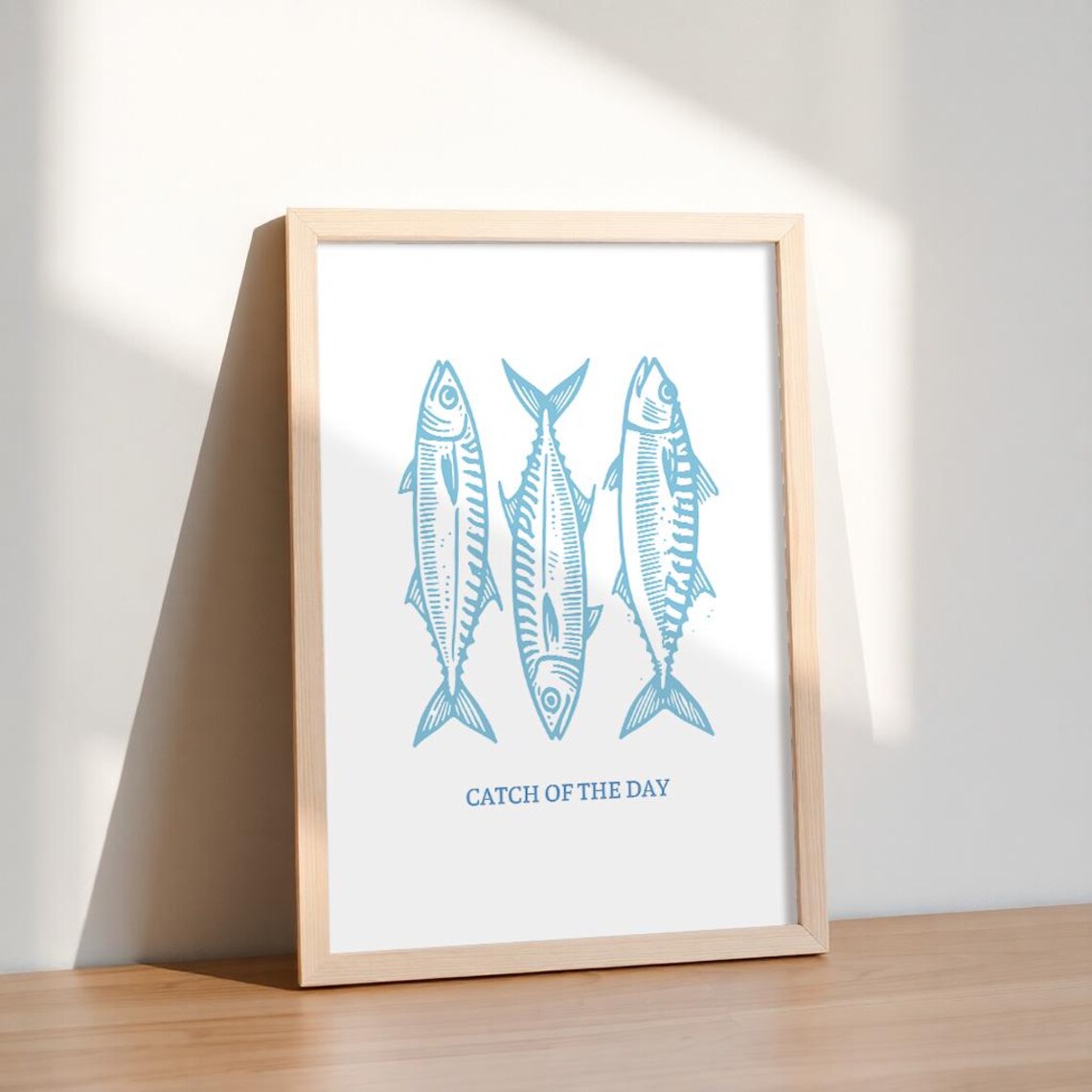 Catch Of The Day Sardines, Coastal Poster Print - Image 3