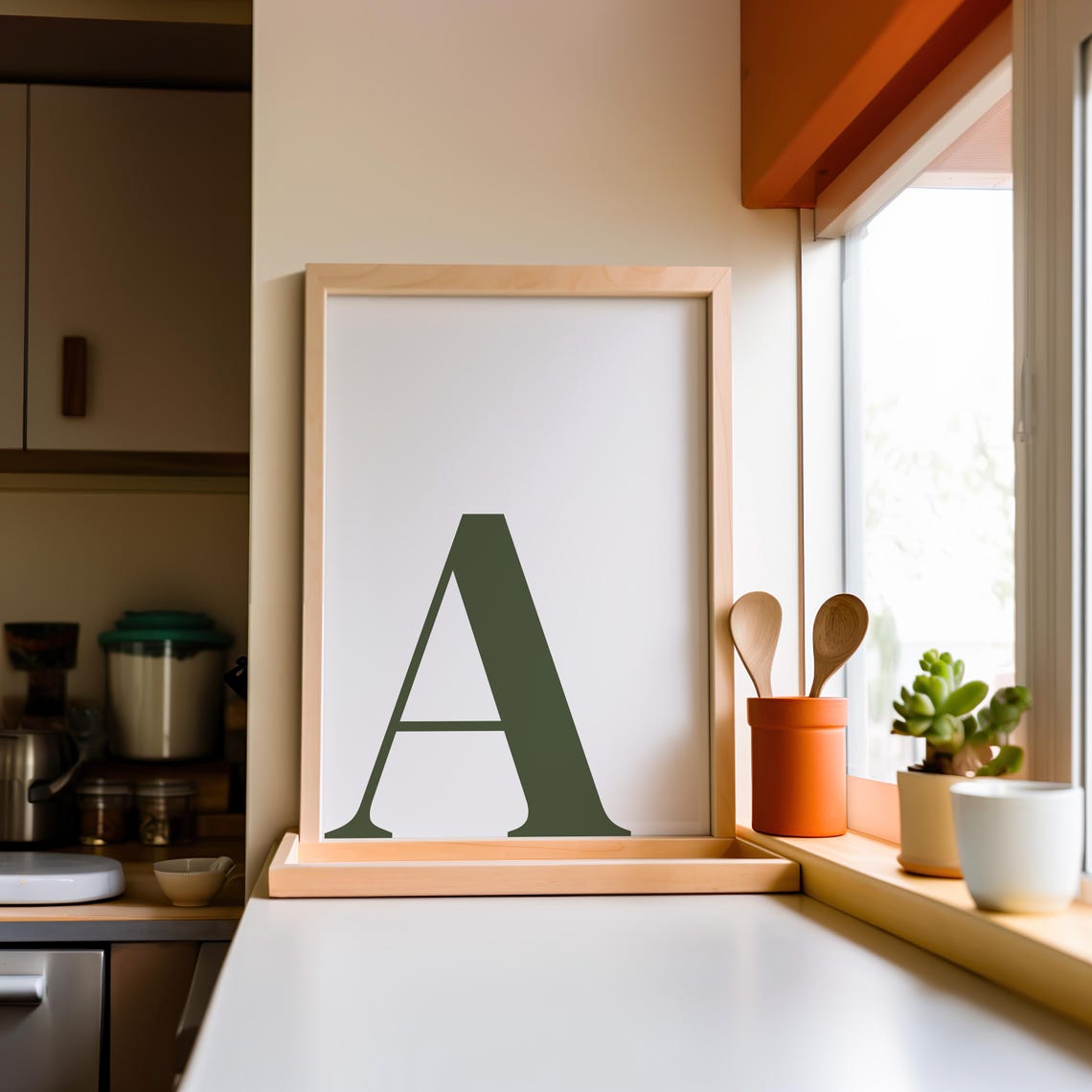 Letter A Poster, Preppy Room Decor - Image 5