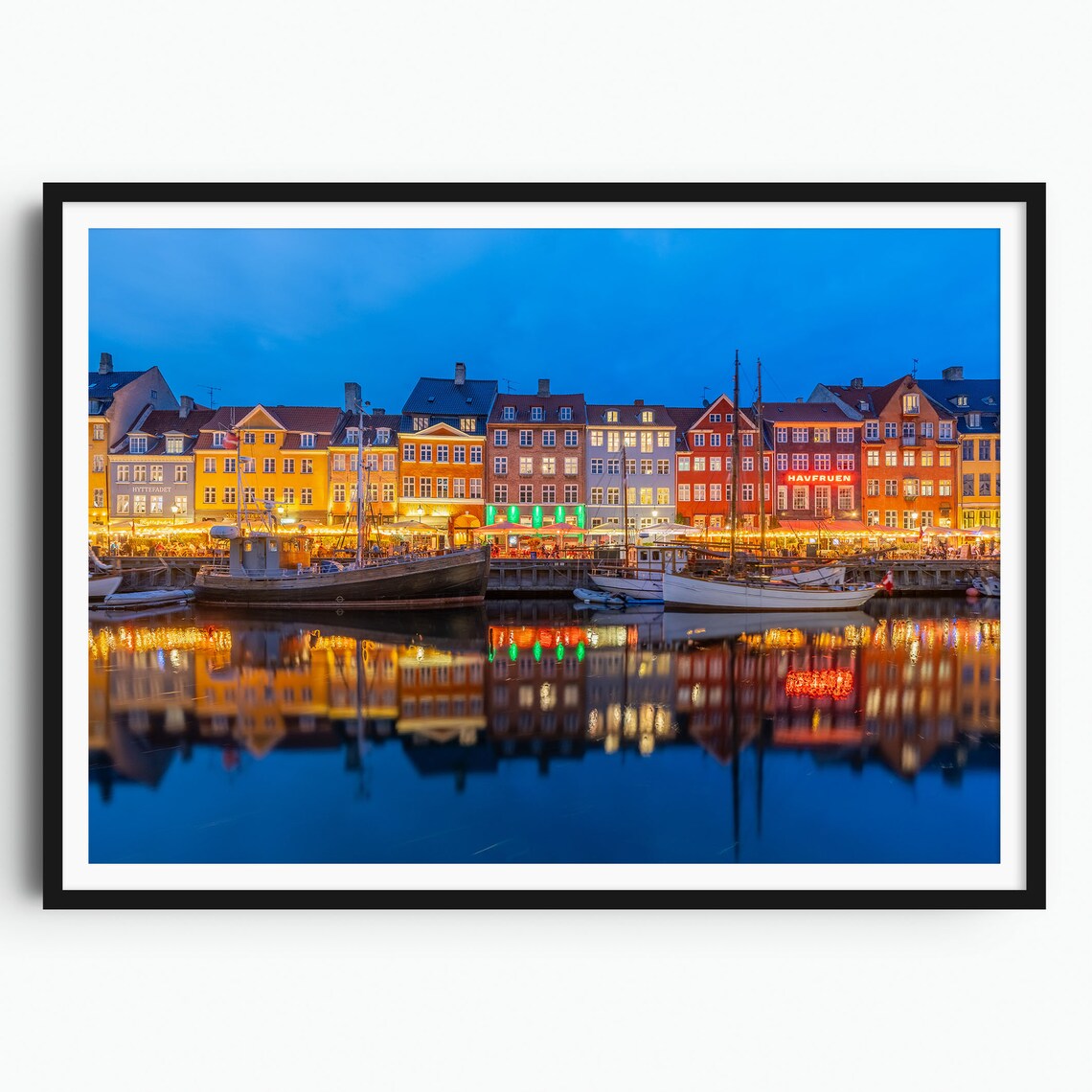 Copenhagen Nyhavn Print Denmark Photo Copenhagen Travel Denmark Copenhagen Poster Housewarming Gift Copenhagen Canal Copenhagen