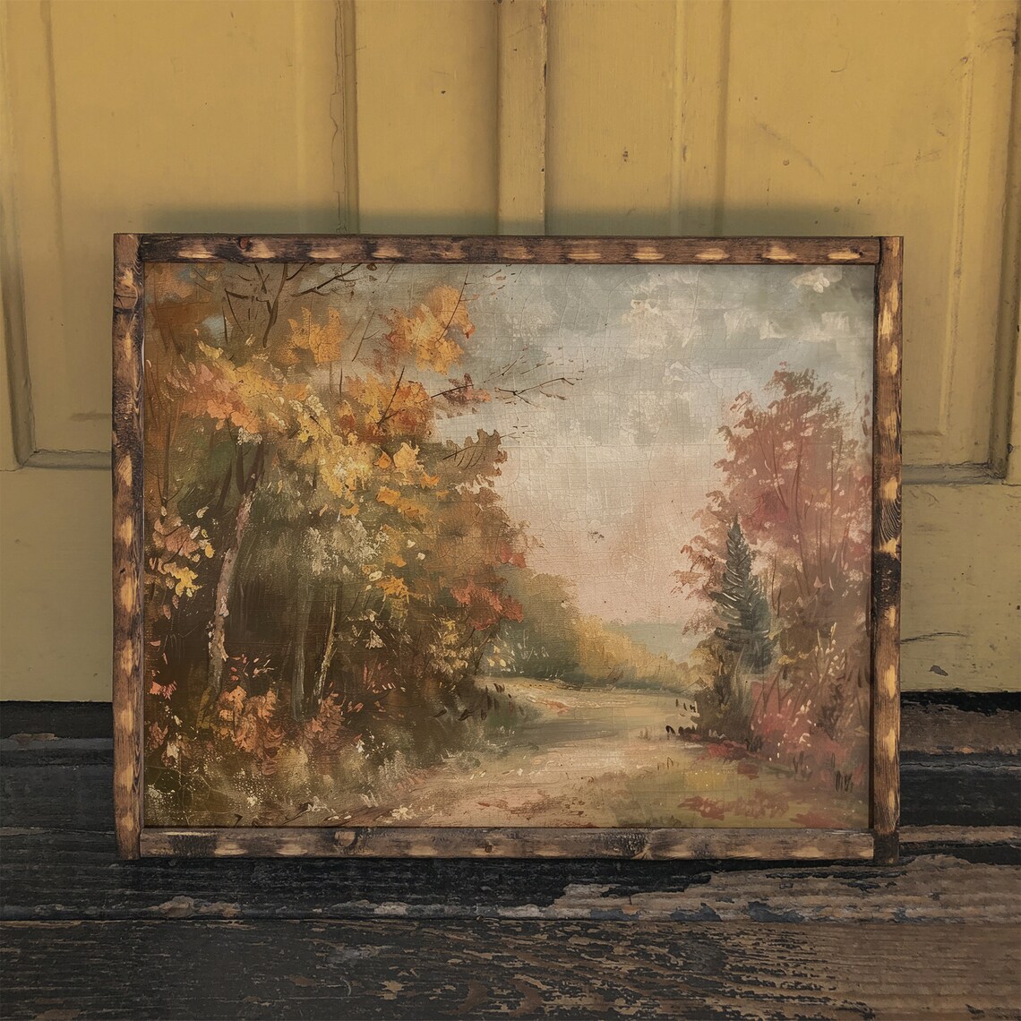 Autumn Landscape, Vintage Style Art Print - Image 2
