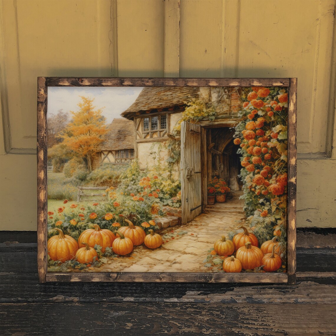 Pumpkin Farmhouse - Vintage Style - Image 2