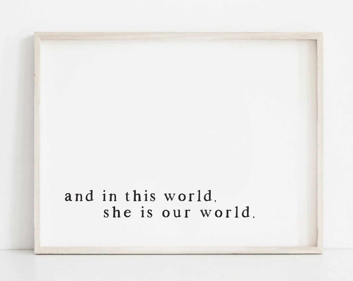 Girls Nursery Wall Art Boho Girls Wall Art Baby Girl Nursery Quote Modern Girl Nursery Print Above Crib Wall Art Baby Girl Room Print - Image 2