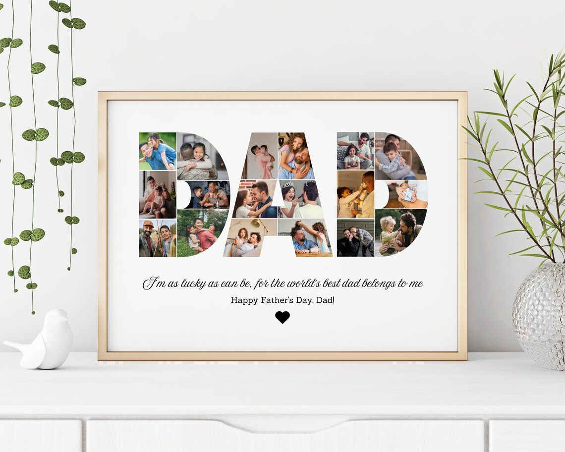 Personalized Dad Photo Collage Gift, Father's Day - Image 3