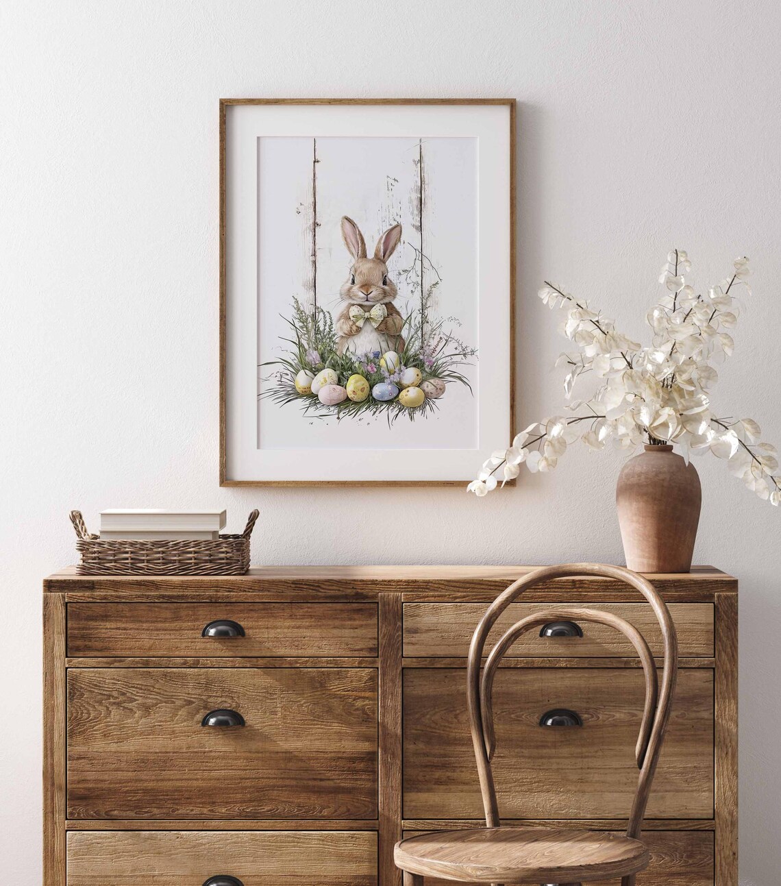 Easter Bunny Art Print, Spring Watercolour Rabbit - Image 4