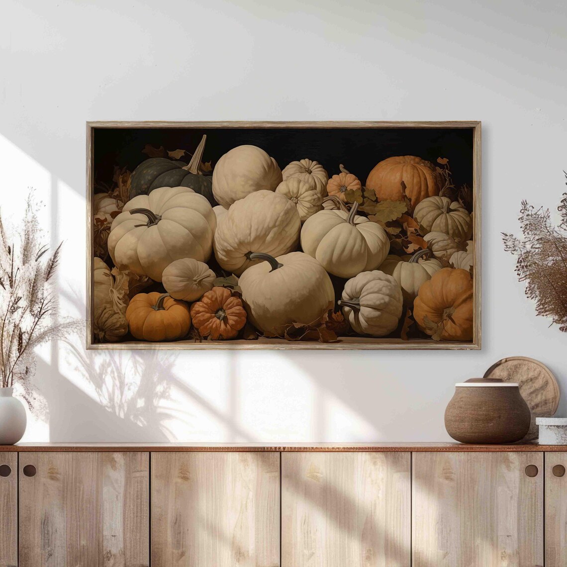 Fall Frame Tv Art Pumpkin Painting Autumn Art For Tv Pumkin Art Tv Screensaver Thanksgiving Tv Art Tvf95 - Image 4
