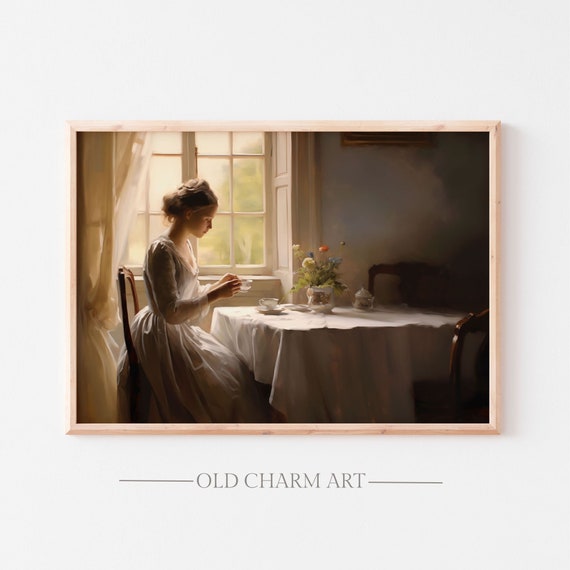 Vintage Portrait Art Wall Art Home Decor Art Print Farmhouse Poster Art Wa19