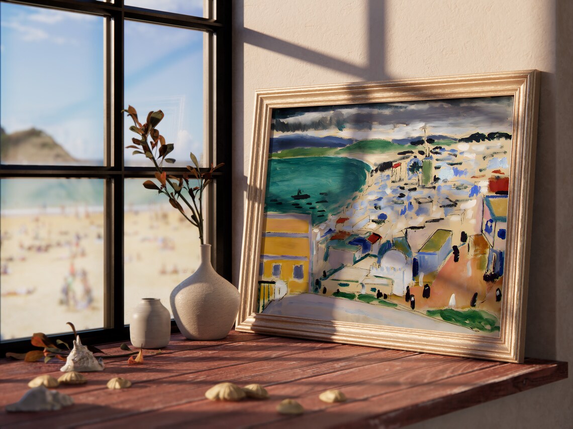 Henri Matisse The Bay of Tangier Coastal Town Painting Poster - Image 4