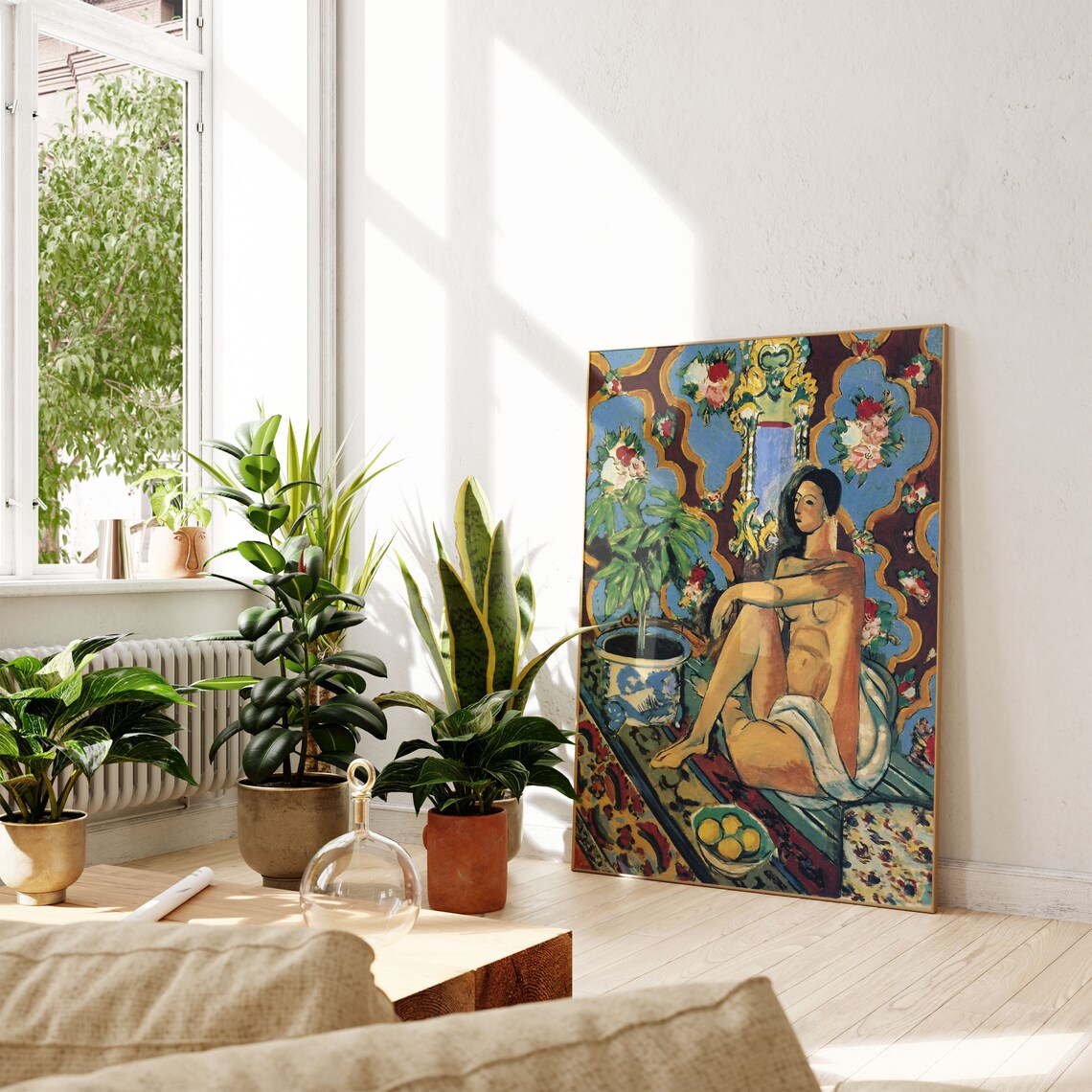 Matisse-Inspired Decorative Figure, Oriental Art Print - Image 4