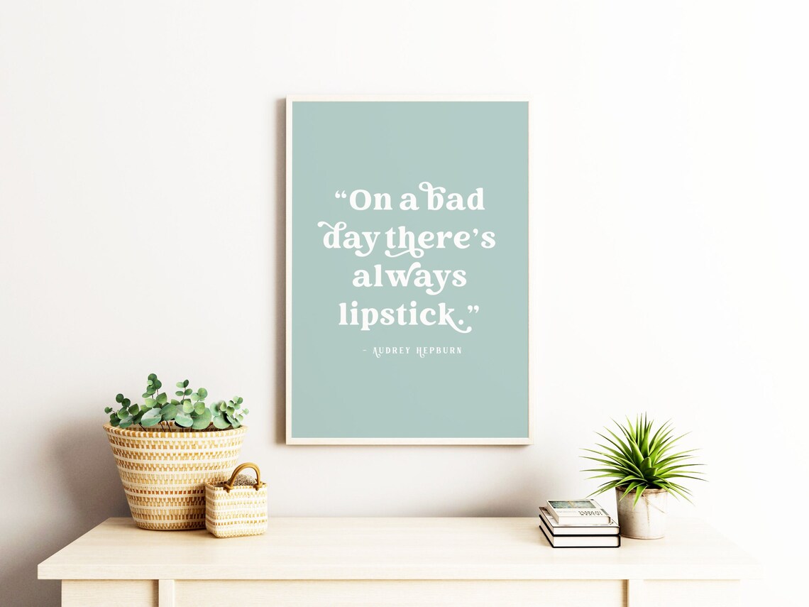 Audrey Hepburn Typographic Art Print, Gift for Her - Image 4