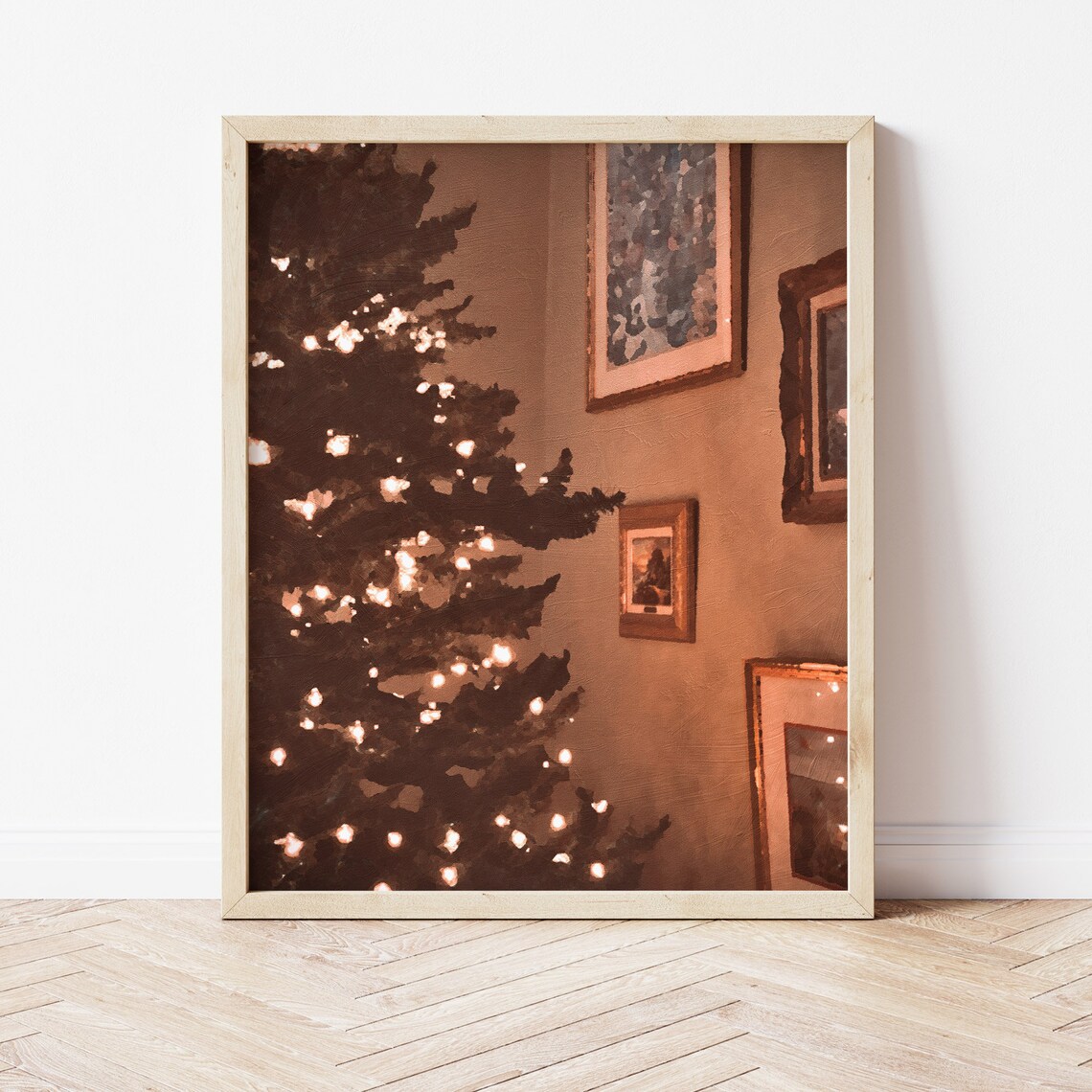 Christmas Tree Painting - Christmas Decor - Image 2