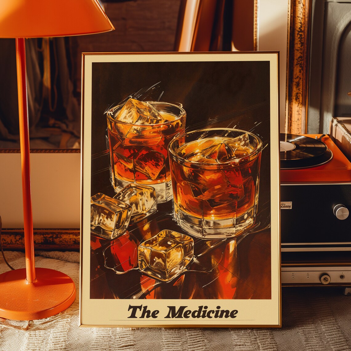 Whiskey The Medicine Vintage Liquor Ad Art Print - Image 4