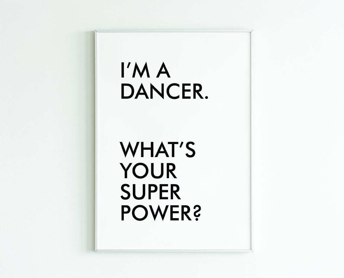 Dancer Gifts Dance Team Wall Art, Gift For Her