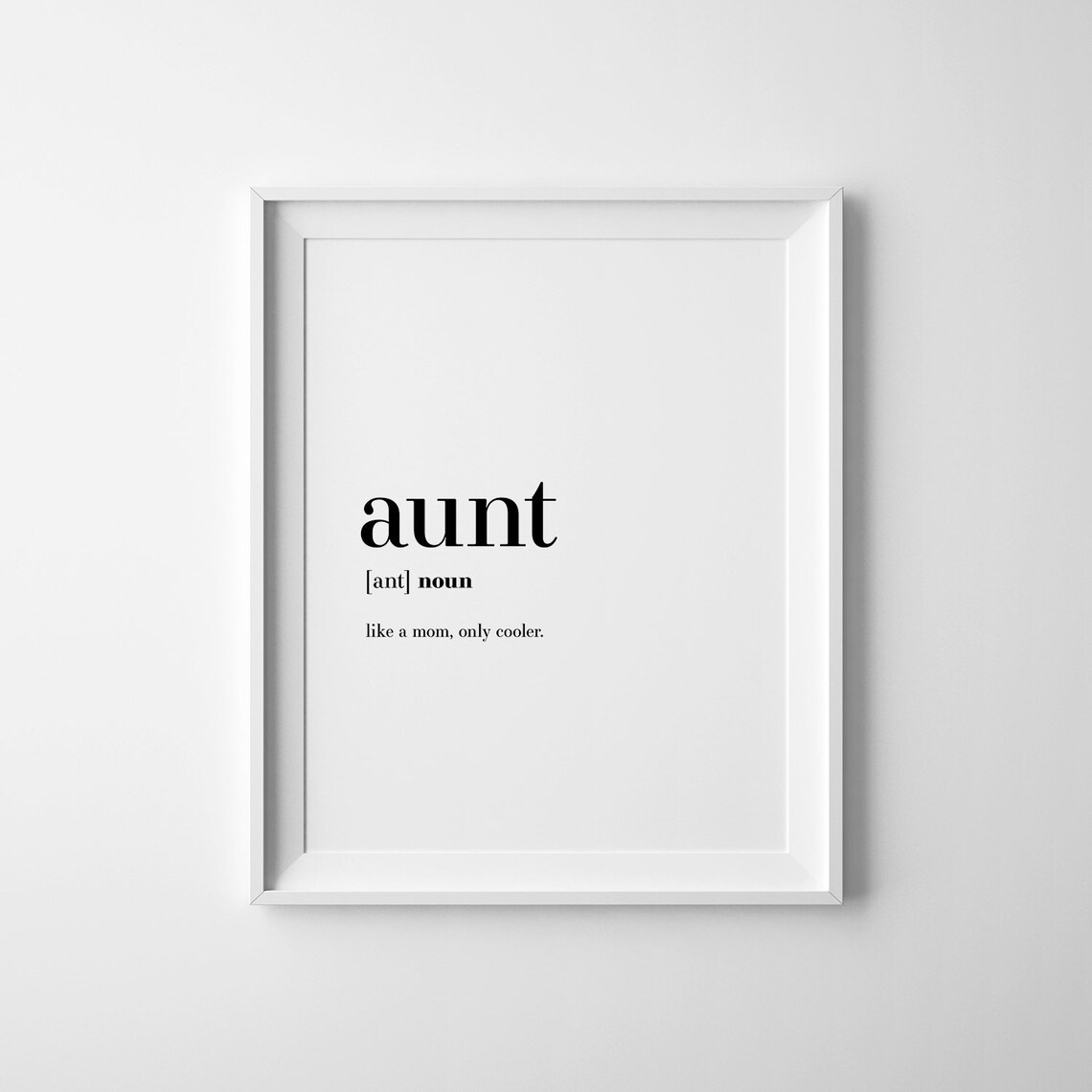 Aunt Definition Best Aunt Ever Art Print