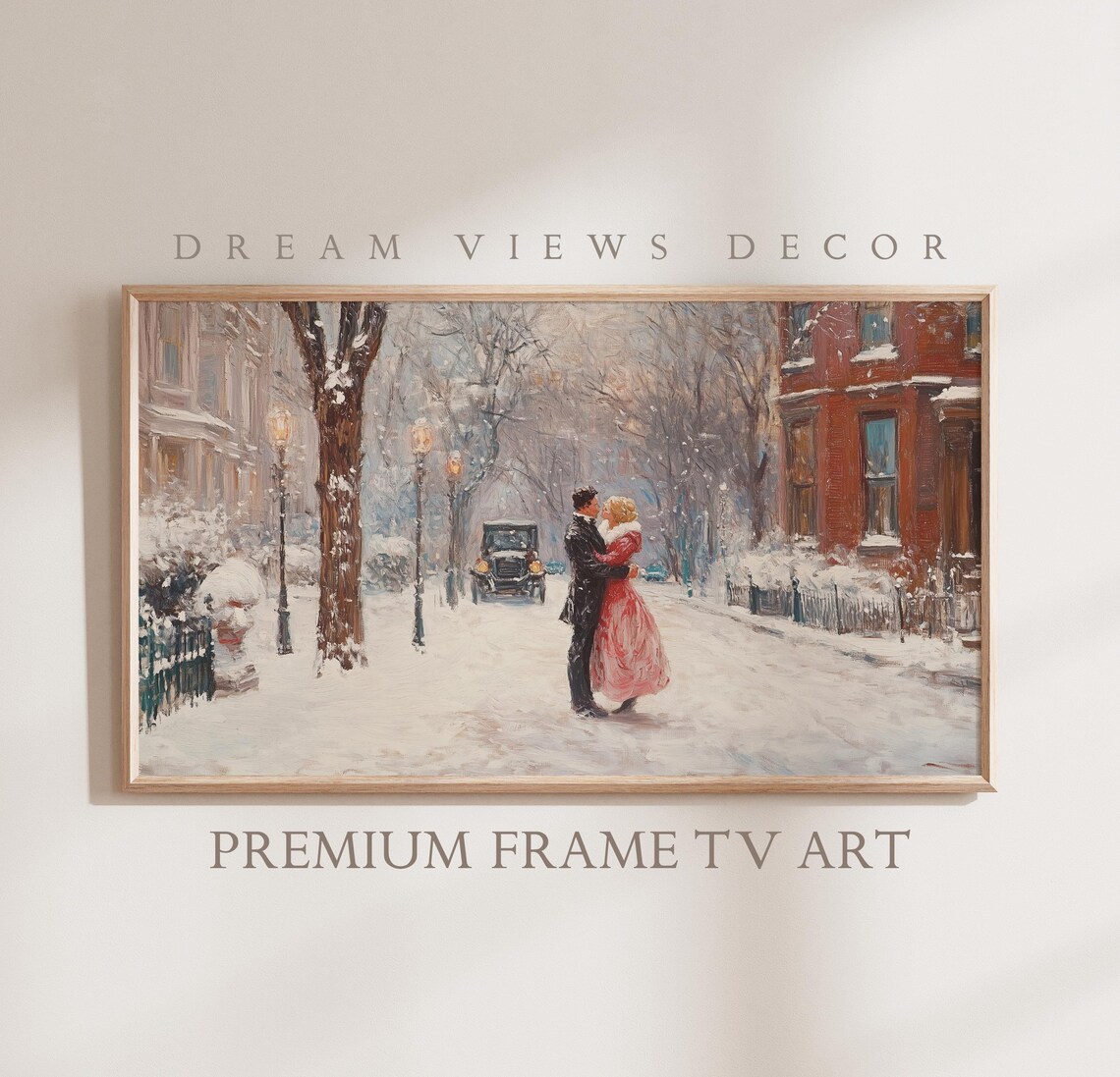 Valentine's Day Romantic Mood Oil Painting Art Print