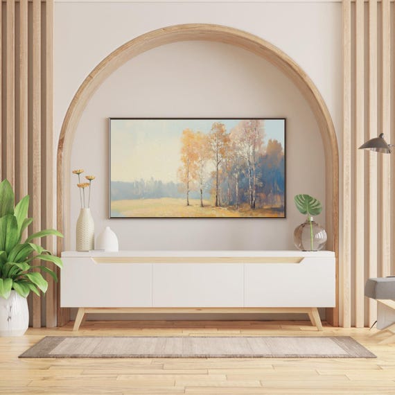 Fall Frame Tv Art For Frame Tv Vintage Oil Painting Instant Frame Tv Art Fall Forest Landscape Screensaver Rustic Tv Art 4k